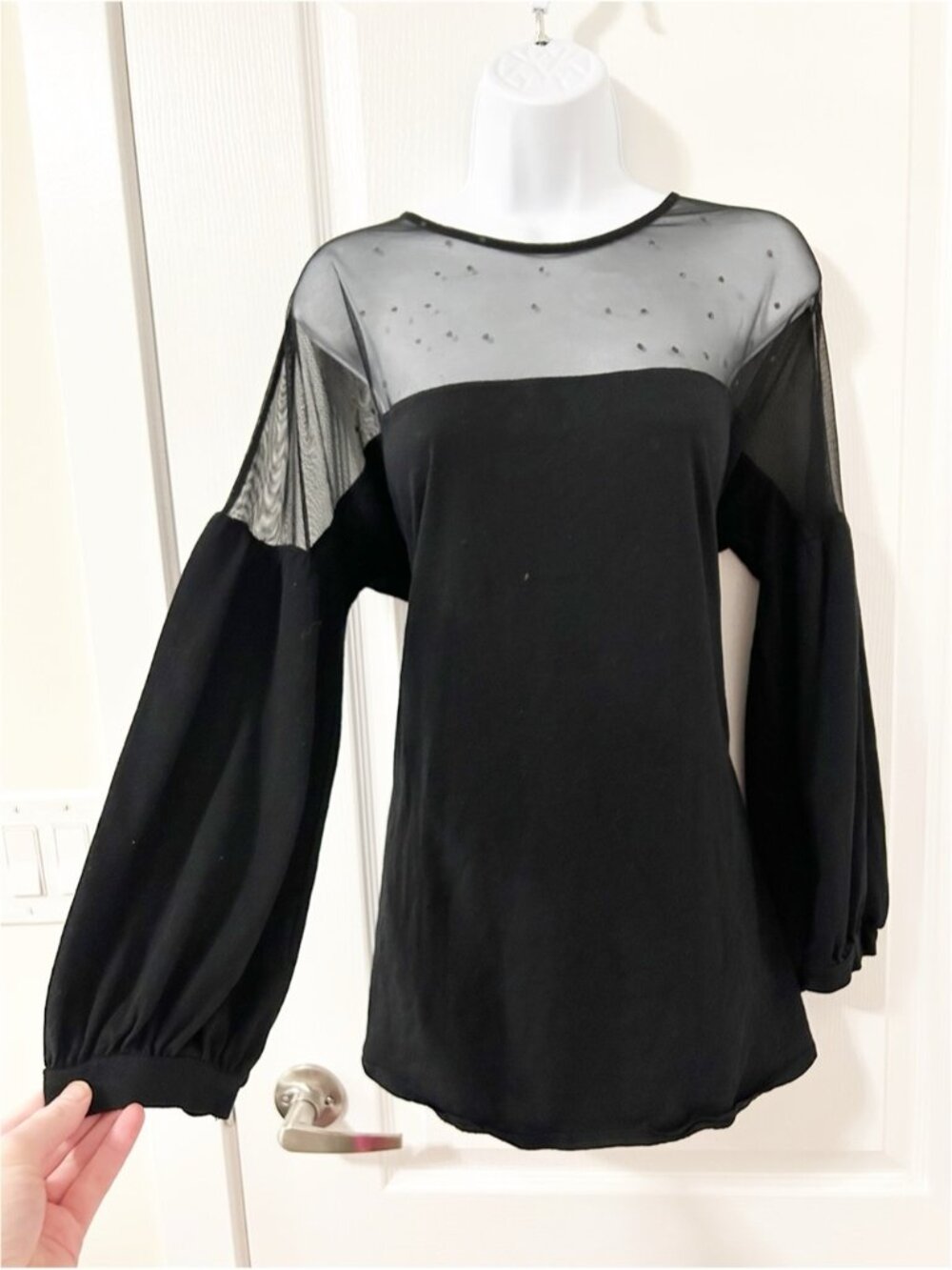 Y2k Zara Women's Top Whimsigoth Fairy Punk Dark Romance Coquette Black Large